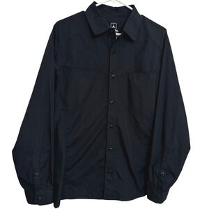 Triple Aught Design button down Shirt Mens Large Long Sleeve black